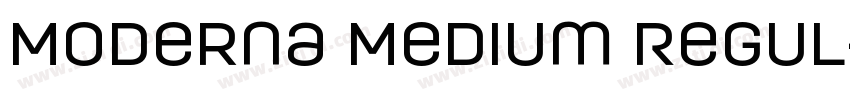 Moderna Medium Regul字体转换